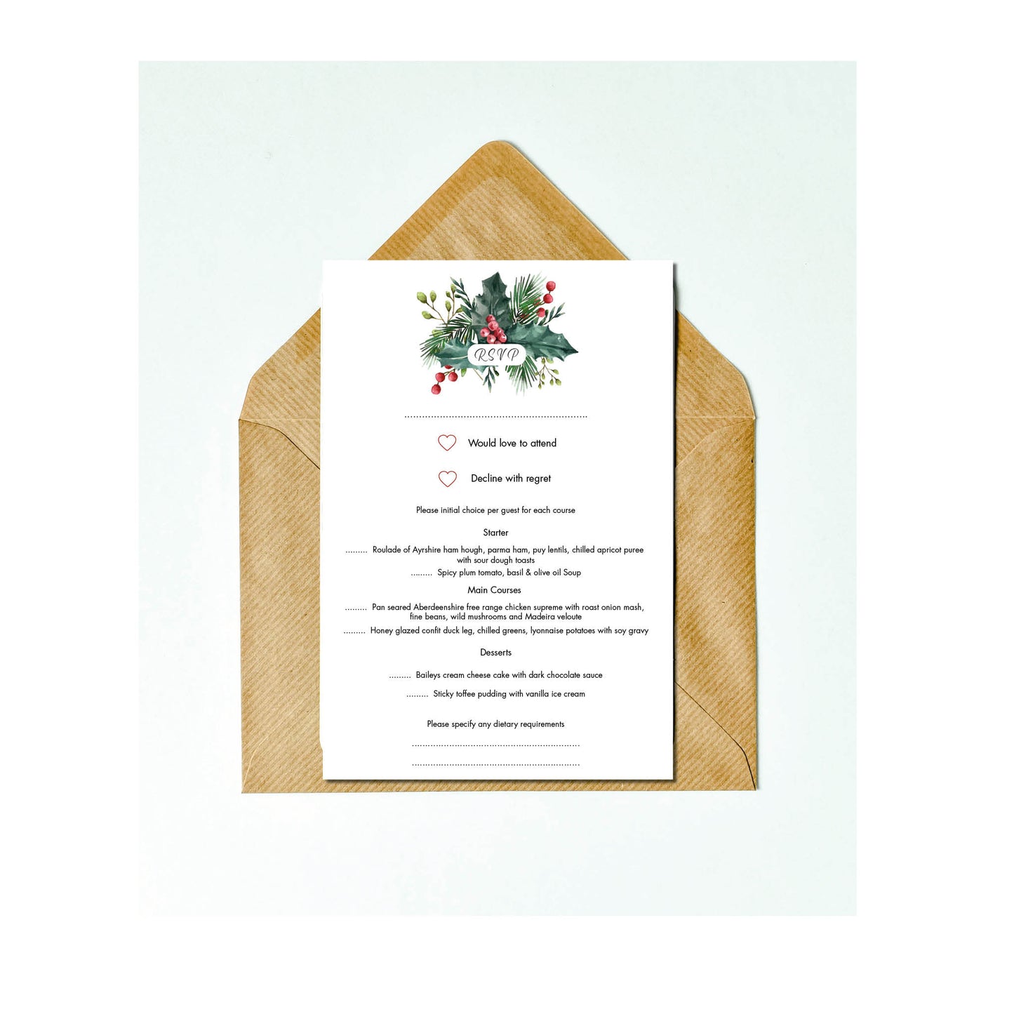 Very Berry Invitation Suite
